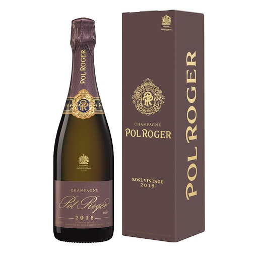[2149] CHAMPAGNE POL ROGER ROSE CON ESTUCHE 2018 750 ML
