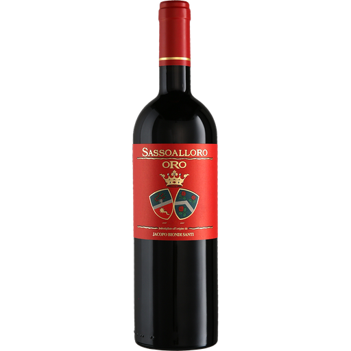 [2514] VINO JACOPO BIONDI SANTI SASSOALLORO ORO 2021 750 ML