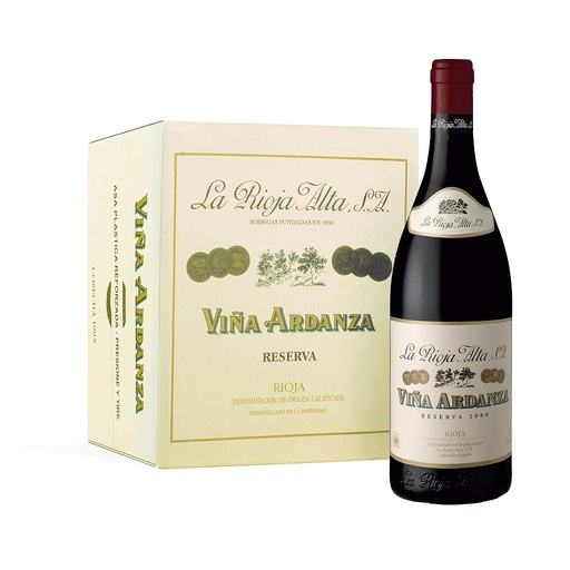 [1467] VINO LA RIOJA ALTA VIÑA ARDANZA 2000 750 ML