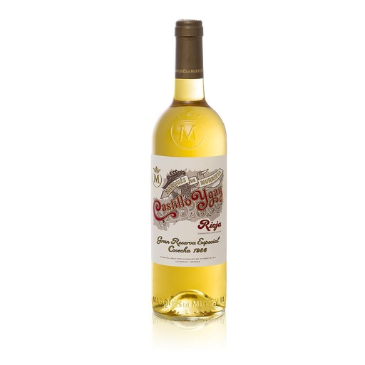 [1054] VINO MARQUES DE MURRIETA CASTILLO YGAY BLANCO 1986 750 ML