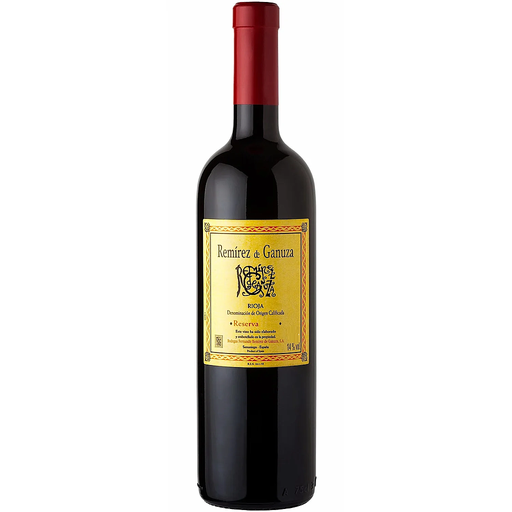 [1436] VINO REMIREZ DE GANUZA RESERVA 2016 750 ML